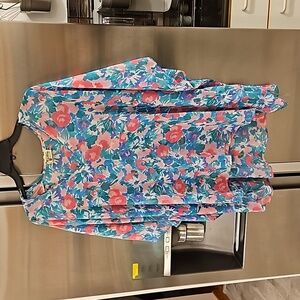 💕SHOW ME YOUR MUMU💕 Peta Tunic Swimsuit Coverup ~ Vintage Floral Print Medium